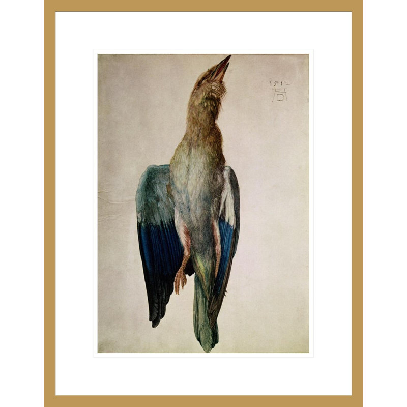 «Blue Crow» par Albrecht Dürer, impression giclée sur cadre, H 21,75 po x l 17,07 po