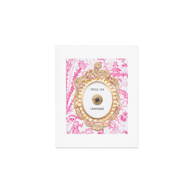 «Lisa Golightly Press For Champagne», reproduction d'art sans cadre