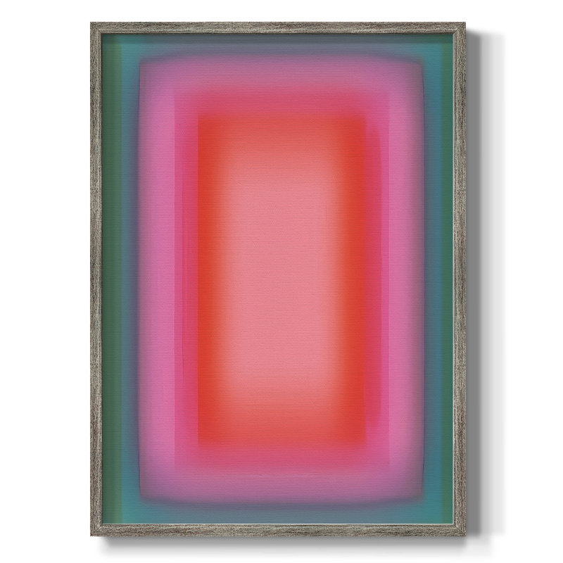 «Vibrant Aura II», reproduction encadrée - bois massif, H 30 po x l 24 po
