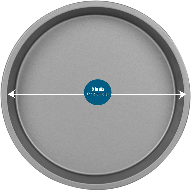 Ensemble de 2 moules à gâteaux ronds antiadhésifs 9 pouces - DuraGlide PLUS