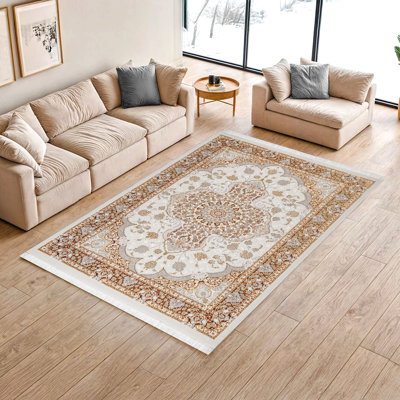 Rectangle Floral Flatweave Berber Indoor / Outdoor