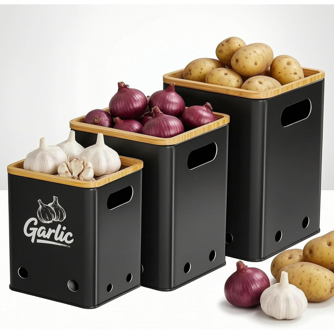 Potato Onion Garlic Storage Bins