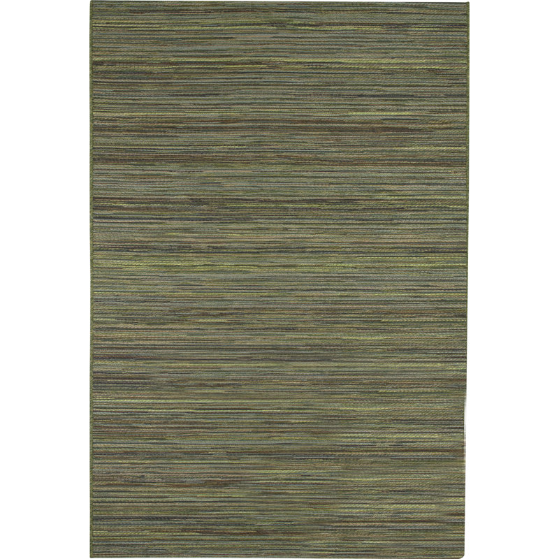 Adna Striped Flatweave Indoor / Outdoor Area Rug, Rectangle 200 x 290cm