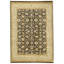Hand Knotted Wool Area Rug in Black And Cream