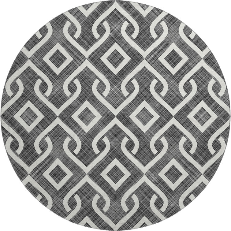 Premium Machine Washable Cerrito Black Rug