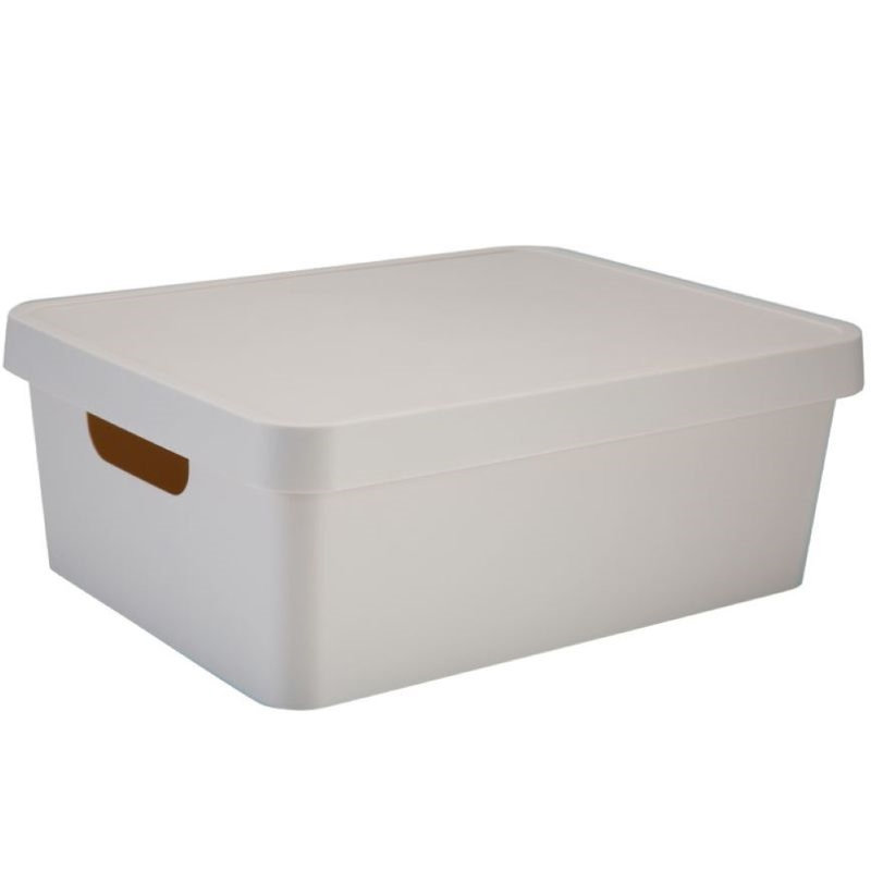 Bac de rangement Rebrilliant Nyeisha, Blanc, 11,62 pintes