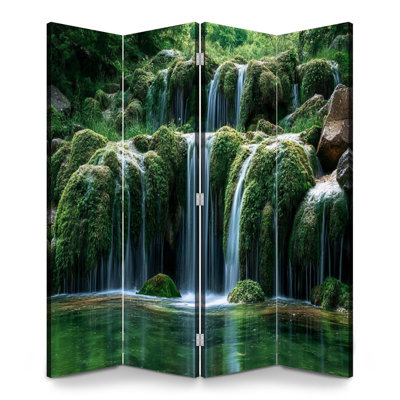 Cloison pliante 4 panneaux paravent Royal Waterfall