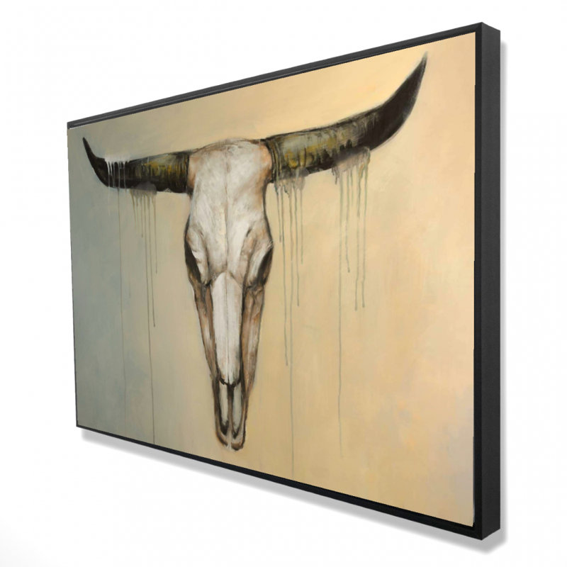 " Bull skull " Print, 24" H x 36" W