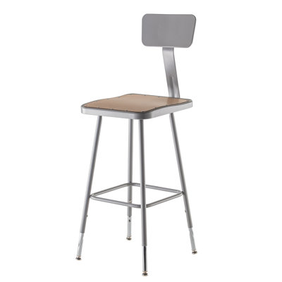 Backed Industrial Stool Footring
