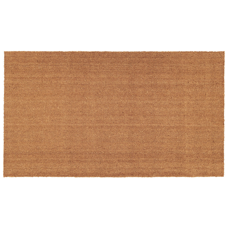 Natural Coir and Vinyl Backed Outdoor Entrance Rug
