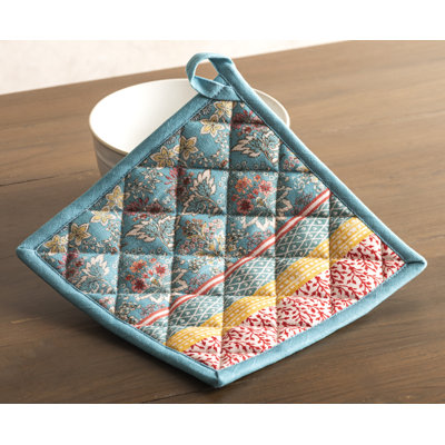 Maison d'Hermine Marquise 100% Cotton Pot Holder Set - 8" x 8"