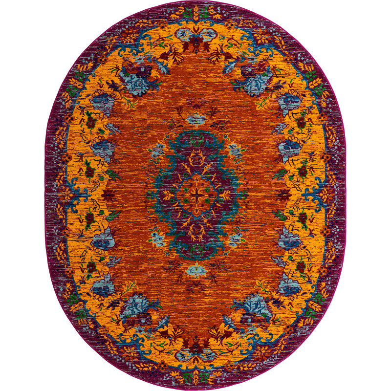 Niceto Indoor Rug, Oval 7'10" x 10'