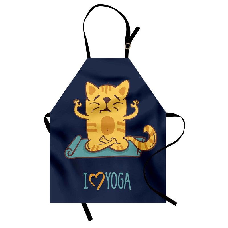 No Pattern Bib Apron