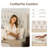 Queen Upholstered Headboard Only, Button Tufted Linen Headboard, Wall Mountable, Easy Assembly- Ivory-1882684304