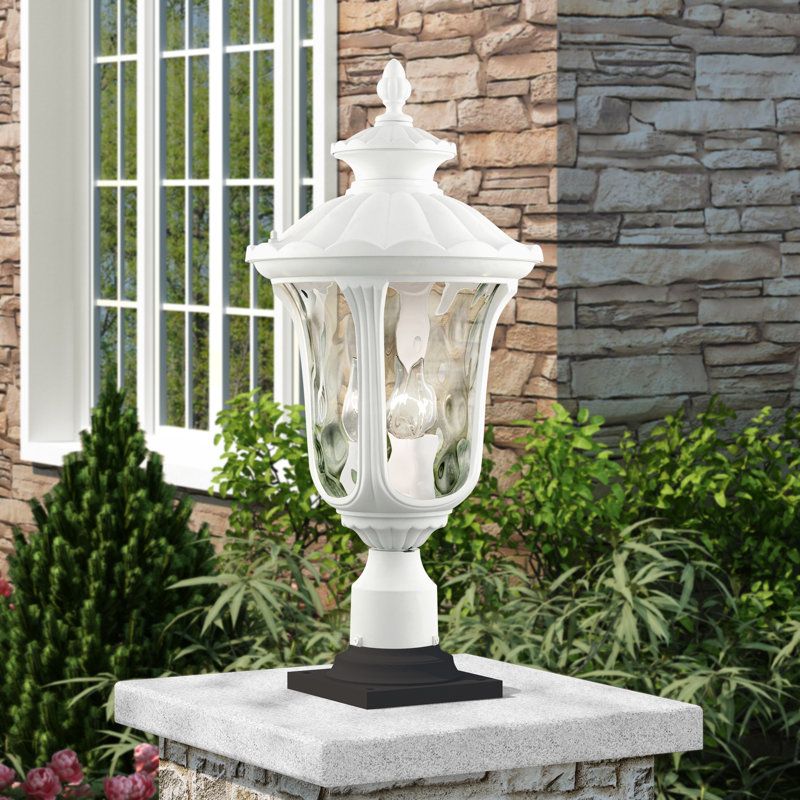 Amiliano Lantern Head, Textured White