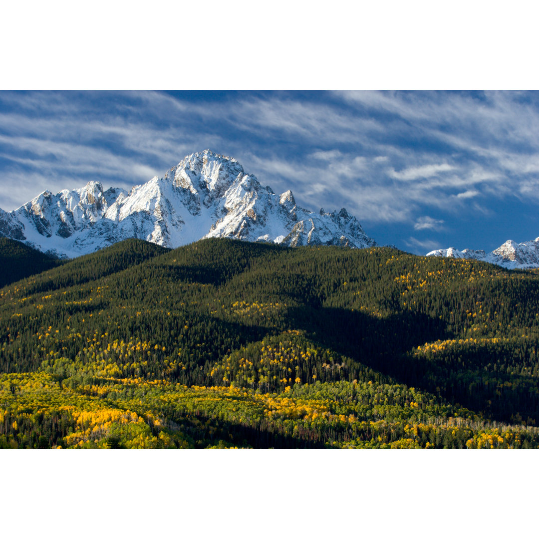 Colourado Snow Capped Peak von KenCanning - Kunstdrucke auf Leinwand