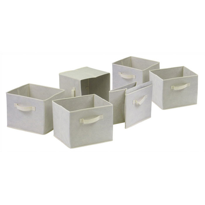 Rebrilliant Eleia Decorative Bin, Beige