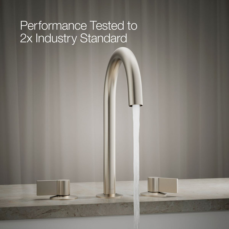 Components Deck-Mount Bath Spout With Tube Design, Silver