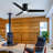 52" Black Lowe Profile Ceiling Fan With Light