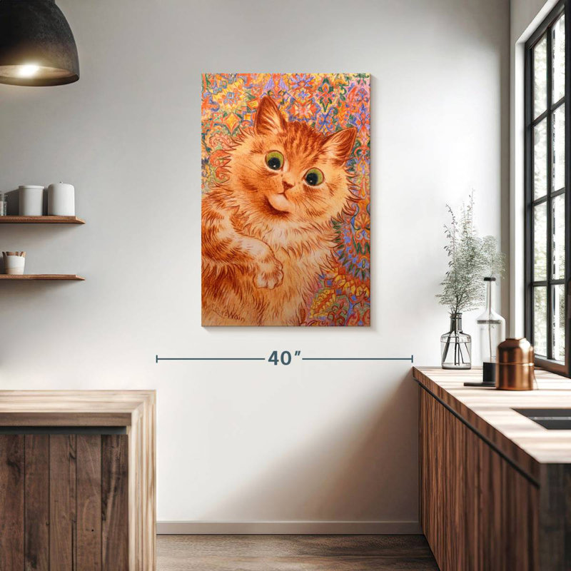 Chat roux 1931, H 39 po x l 26 po