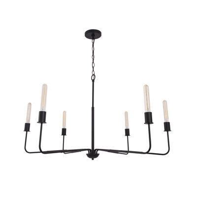 Lustre style campagne moderne 6 lumières Eino