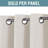 Curtains for Bedroom/Living Room 2 Panels Set - Thermal Insulated Room Darkening Grommet Top Curtains-735006364-735006384