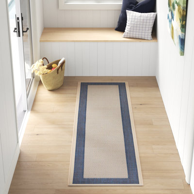 Tirrelle Beige/Navy Indoor/Outdoor Area Rug