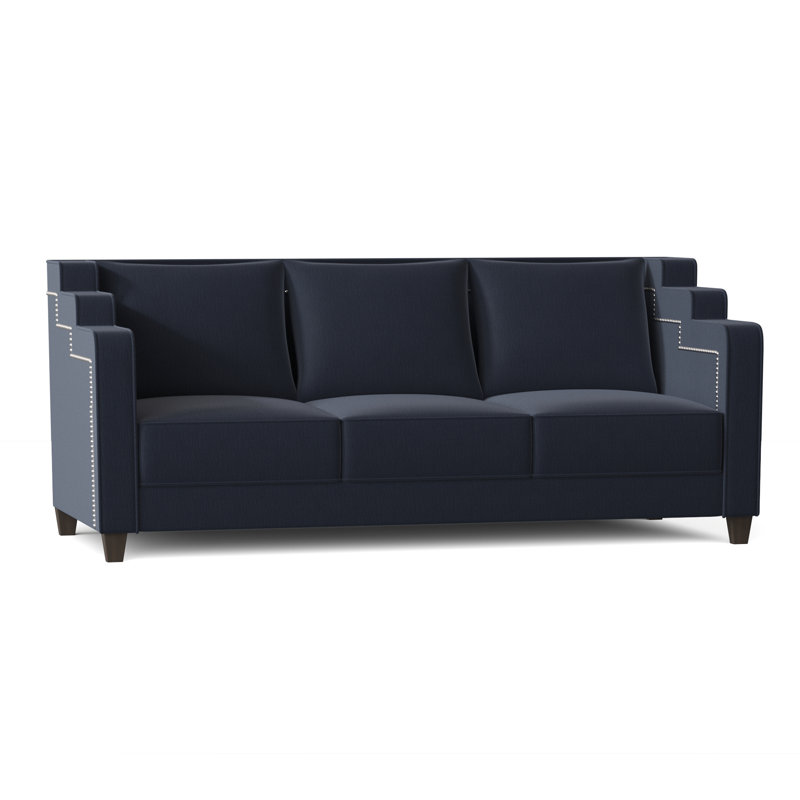 Abbey Sofa, Grayfield Ash, Brown Mahogany