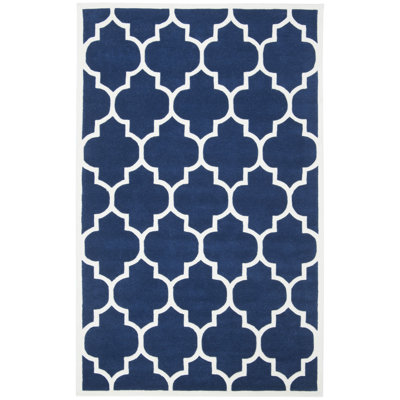 Carolene Hand Tufted Wool Geometric Rug
