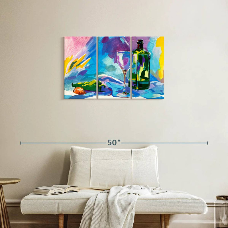 Yarlin Alcohol, 20" H x 33" W