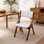 Ensemble de 2 chaises pliantes avec coussin, chaise pliante portative avec coussin, chaise de salle à manger rembourrée moderne pour la cuisine, le bureau, un mariage, une fête ou une salle à manger.
