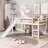 Stylish Multifunctional Loft Bed with Slide