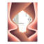 Miroir mural Nebulous Waves 3-138570099