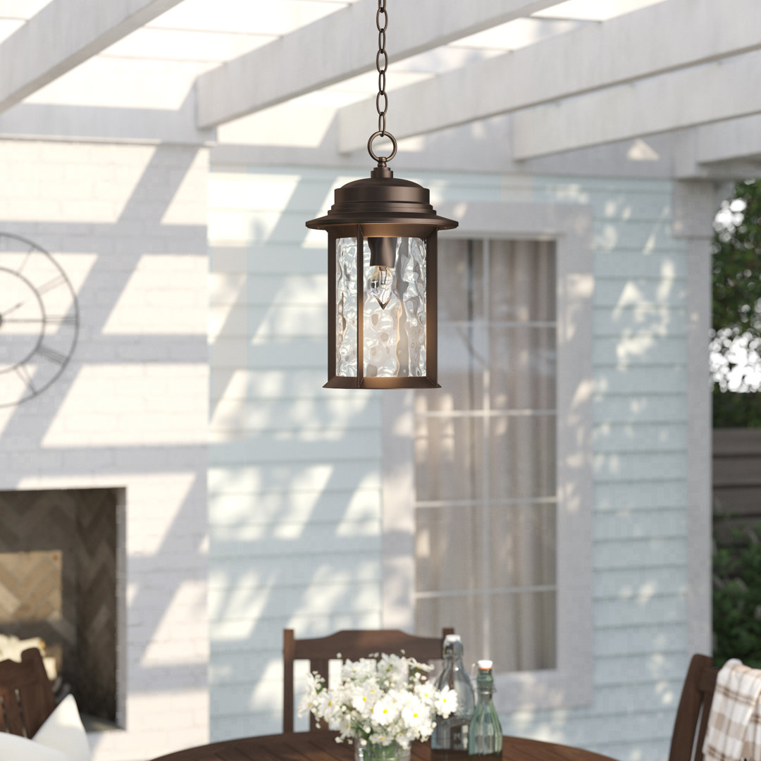 Jadarose Outdoor Hanging Lantern Red Barrel Studio®