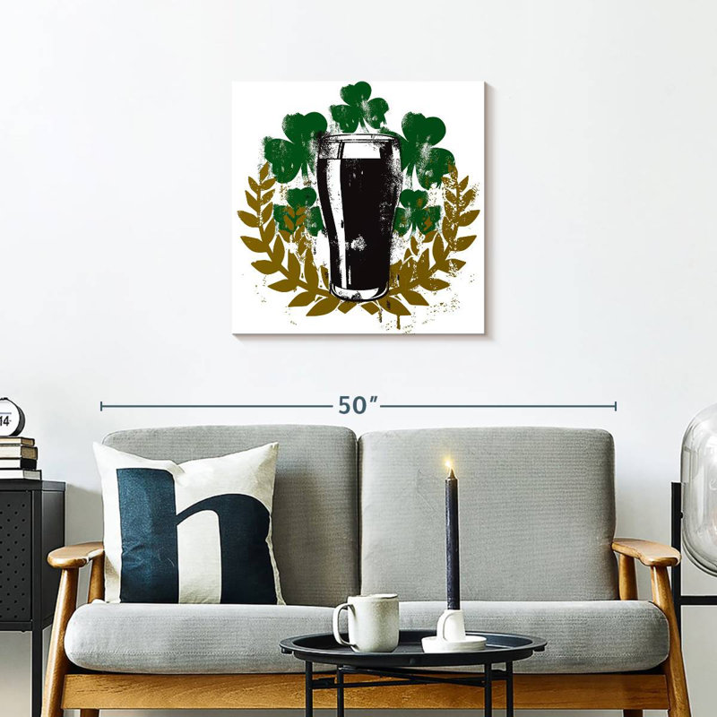 Lelend Best Irish Beer, 24" H x 24" W