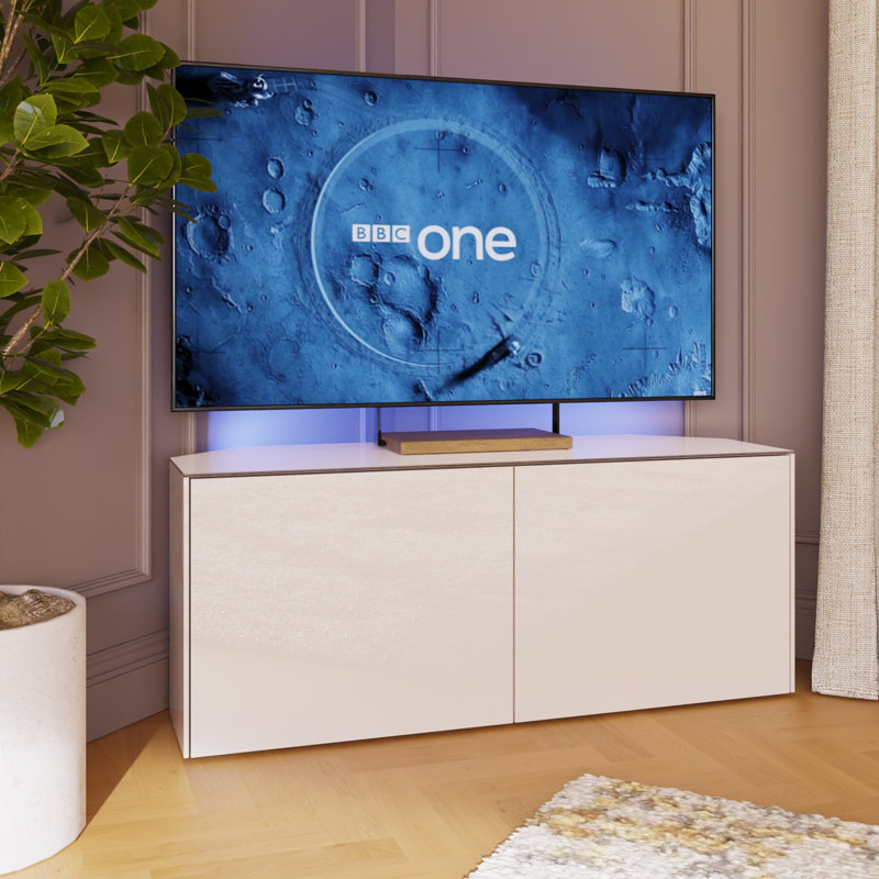 INTEL 1200 Corner Tv Unit, White