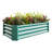 Rectangle Metal Raised Garden Bed 421Ft For Vegetables, Easy To Assemble, Long - Term Planter Plants, Assembly, With Rust Coating-763672089-763672082