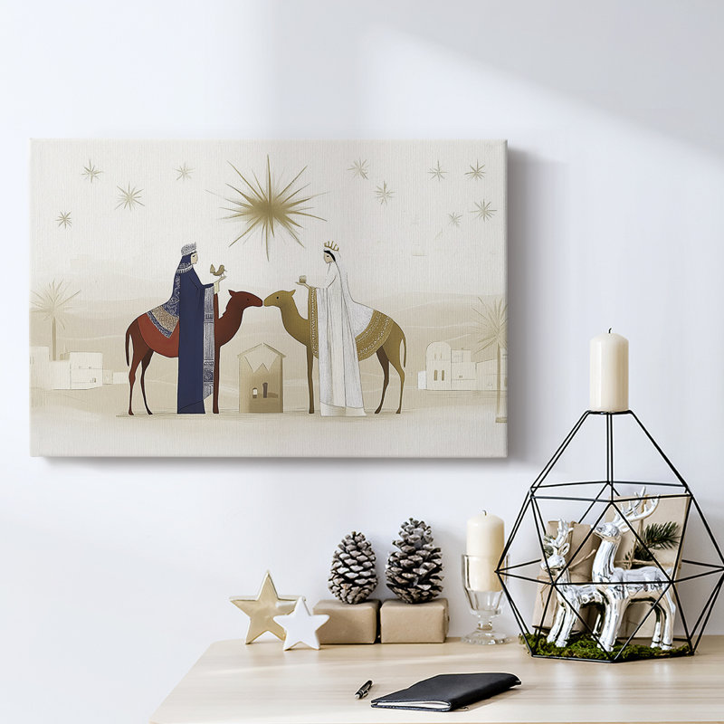 Christmas Holiday Arts - Toile tendue avec châssis, H 32 po x l 48 po