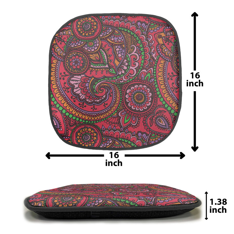 Outdoor 1.38'' Dining Chair Seat Cushion