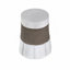 Table d'appoint MGO - table de bout pour l'extérieur, gris clair et brun