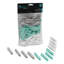  Plastic Peg Basket, Grey with 100 Strong Hold Plastic Pegs, Aqua