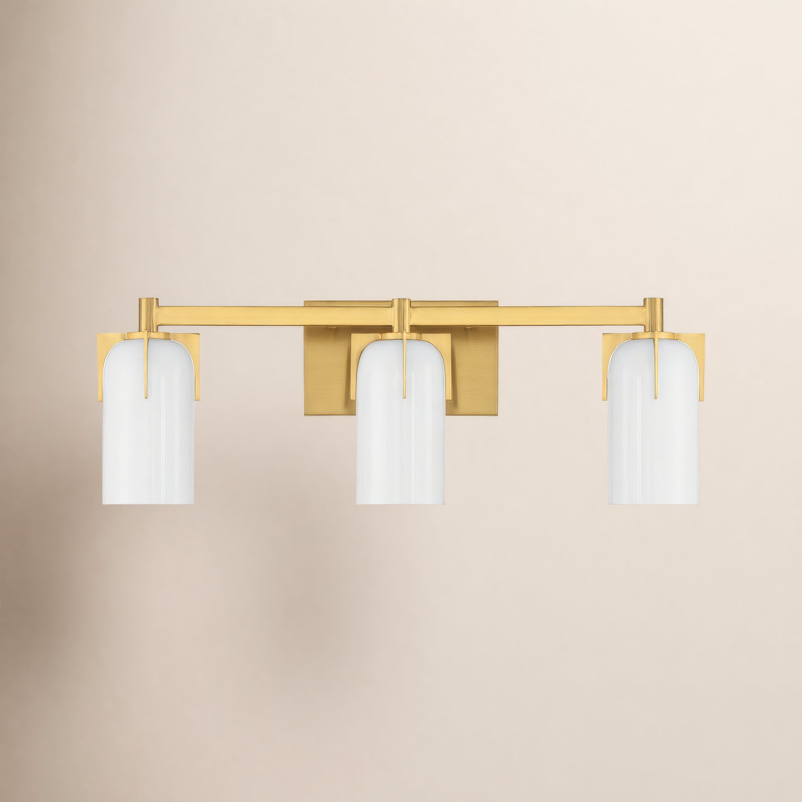 Irela 3 - Light Vanity Light, Brass, 8.5" H x 24" W x 24" D, 3 Lights