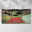 «Sunrise» par Monet sur toile, reproduction de 3 pièces-95015365