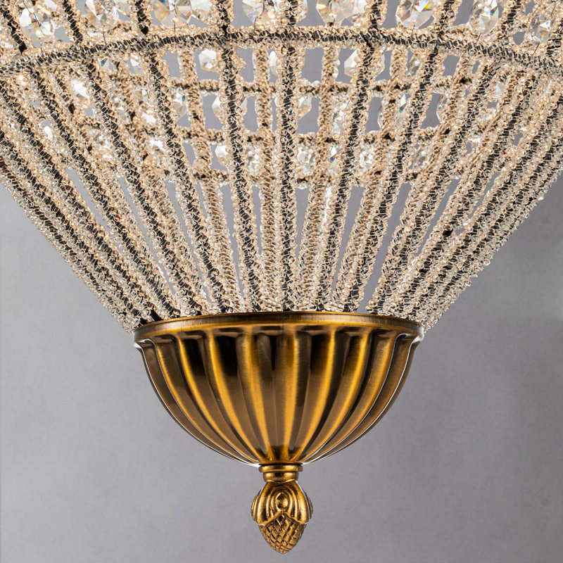 Lustre globe Ennu, H 27,2 po x l 17,7 po x P 17,7 po