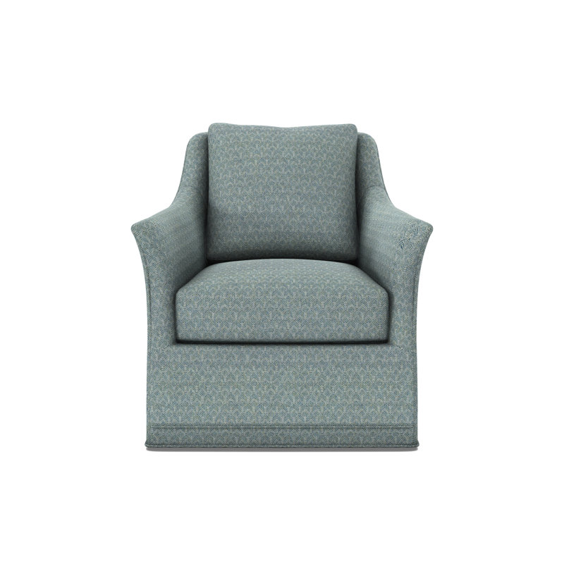Arcadia Flared Arm Swivel Chair, Beach Club Pool