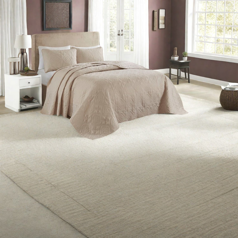 Ensembles de literie réversible, microfibre douce, conception à médaillon kaki pour le confort de la maison
