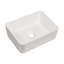 16"X12" Ceramic Bathroom Vessel Sink, White - Modern, Stain , Above Counter Mount Modern Sink White, Bathroom, Countertop-1527350223