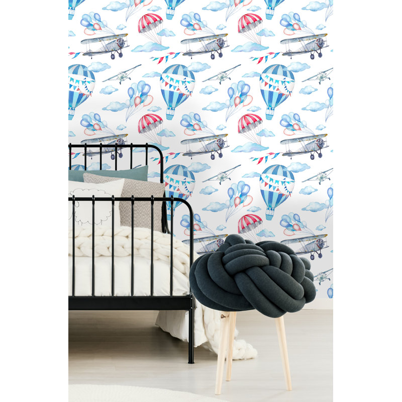 Rouleau de papier peint autocollant Buster, L 120 po x l 25 po
