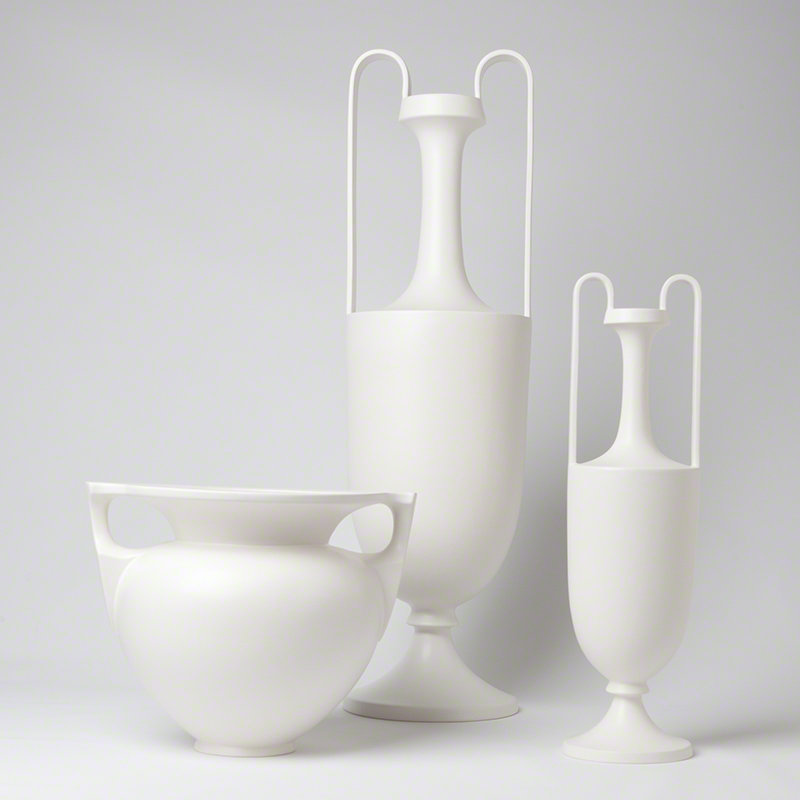 Grecian Amphora Decorative Bottle, 11" H x 13.75" W x 13.75" D