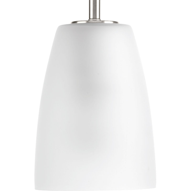 Luminaire suspendu conique à 1 lumière Devi, Nickel brossé
